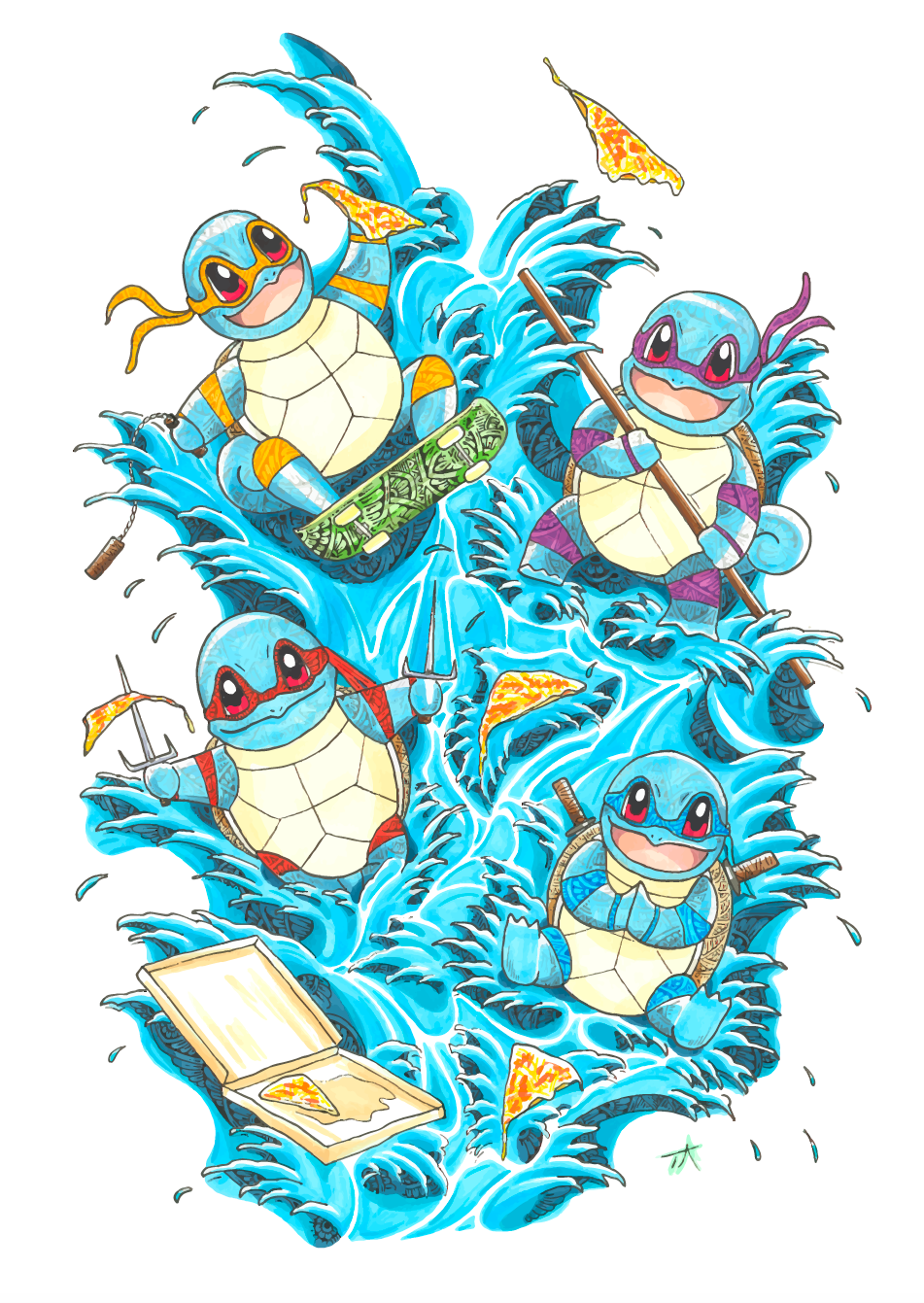 Ninja Squirtles