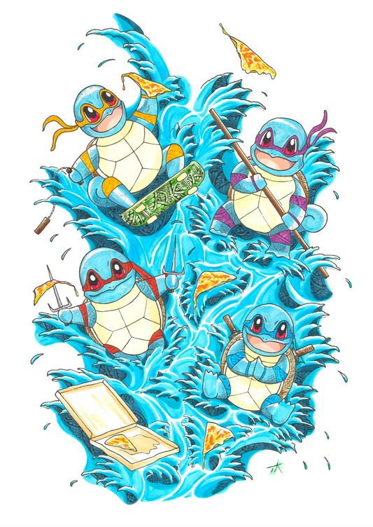 Ninja Squirtles